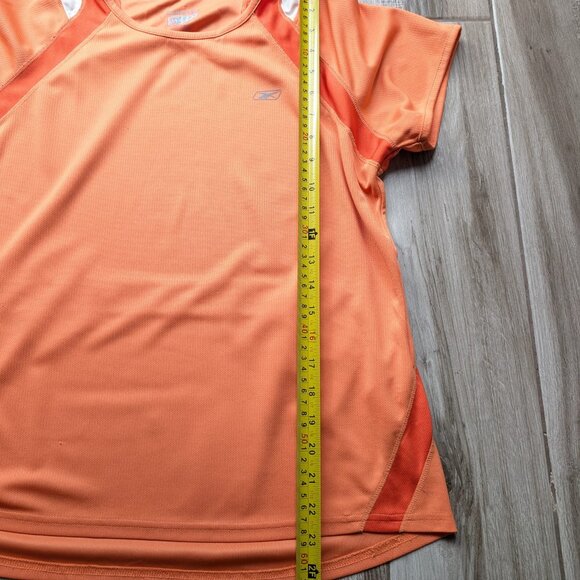 Reebok Women’s XL Orange Activewear Top Moisture-Wicking - Picture 6 of 10